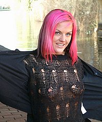 Leah Caprice Wheelchair Flashing